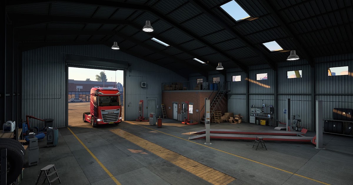 Euro Truck Simulator 2 — Обновление 1.62: Новые гаражи