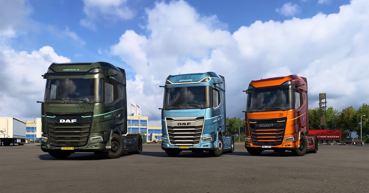 Обновление 1.62: версии DAF XG+ Emerald, Sapphire и «30 лет в Чехии»