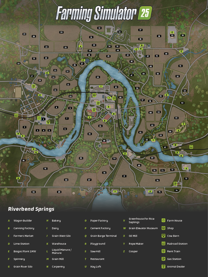 Download & Print Farming Simulator 25 Map Posters!