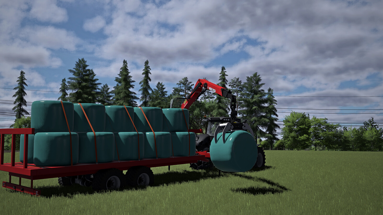 Baletrailer With Crane