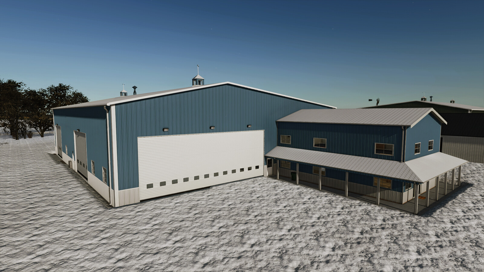 American Midwest Shop With Office