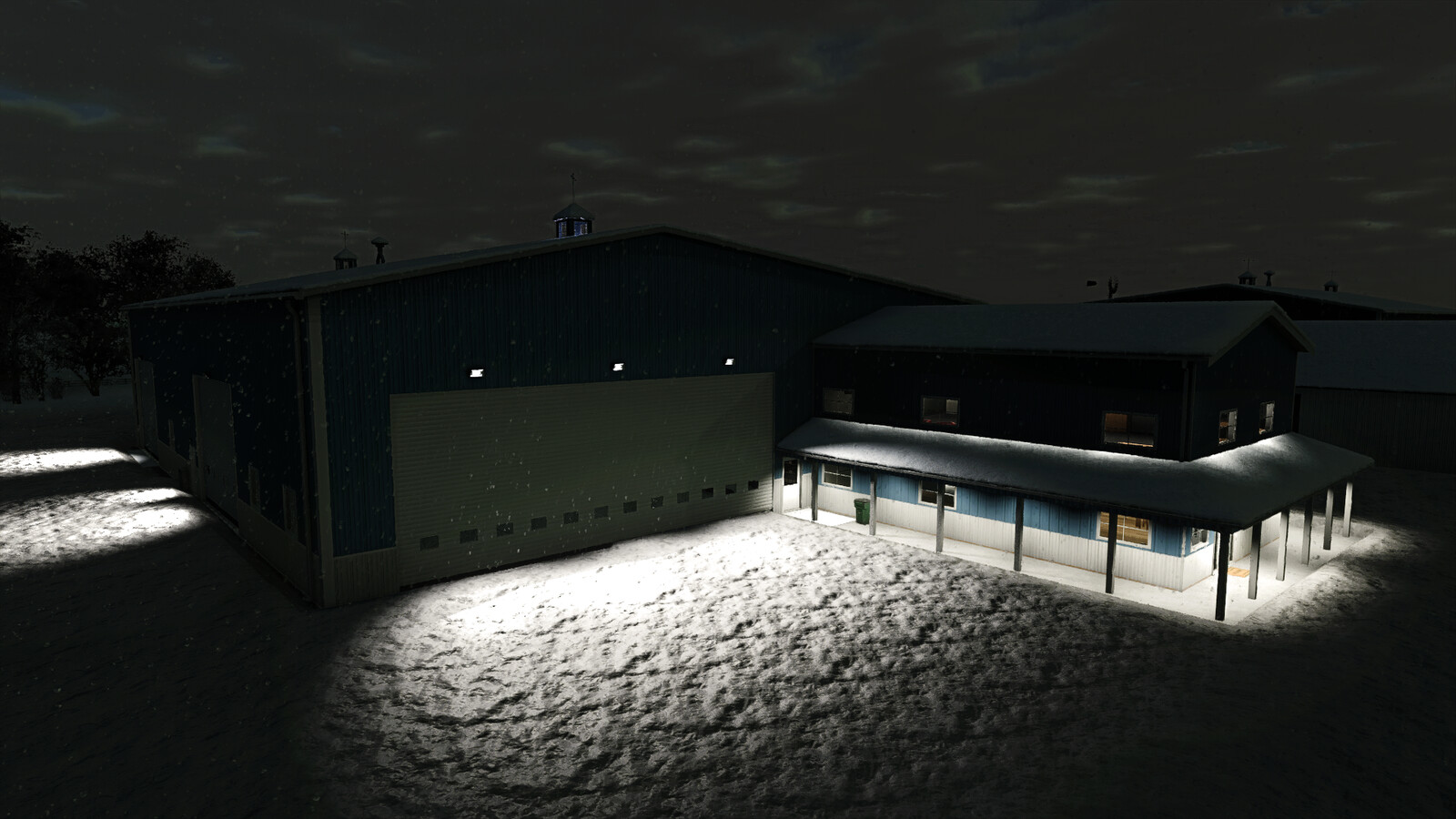 American Midwest Shop With Office