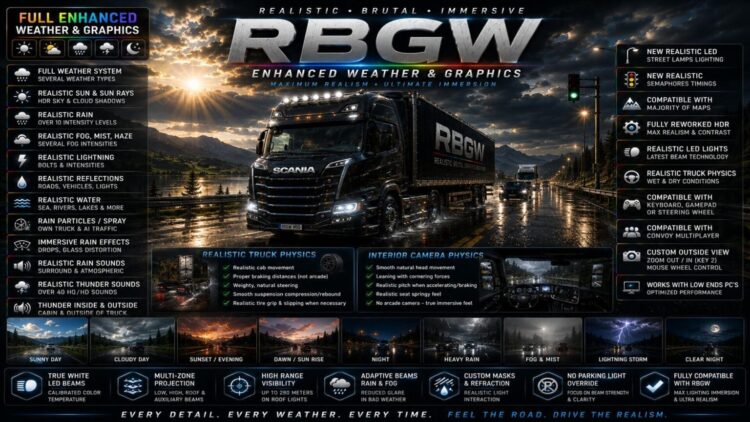 Realistic Brutal Graphics And Weather V14.3
