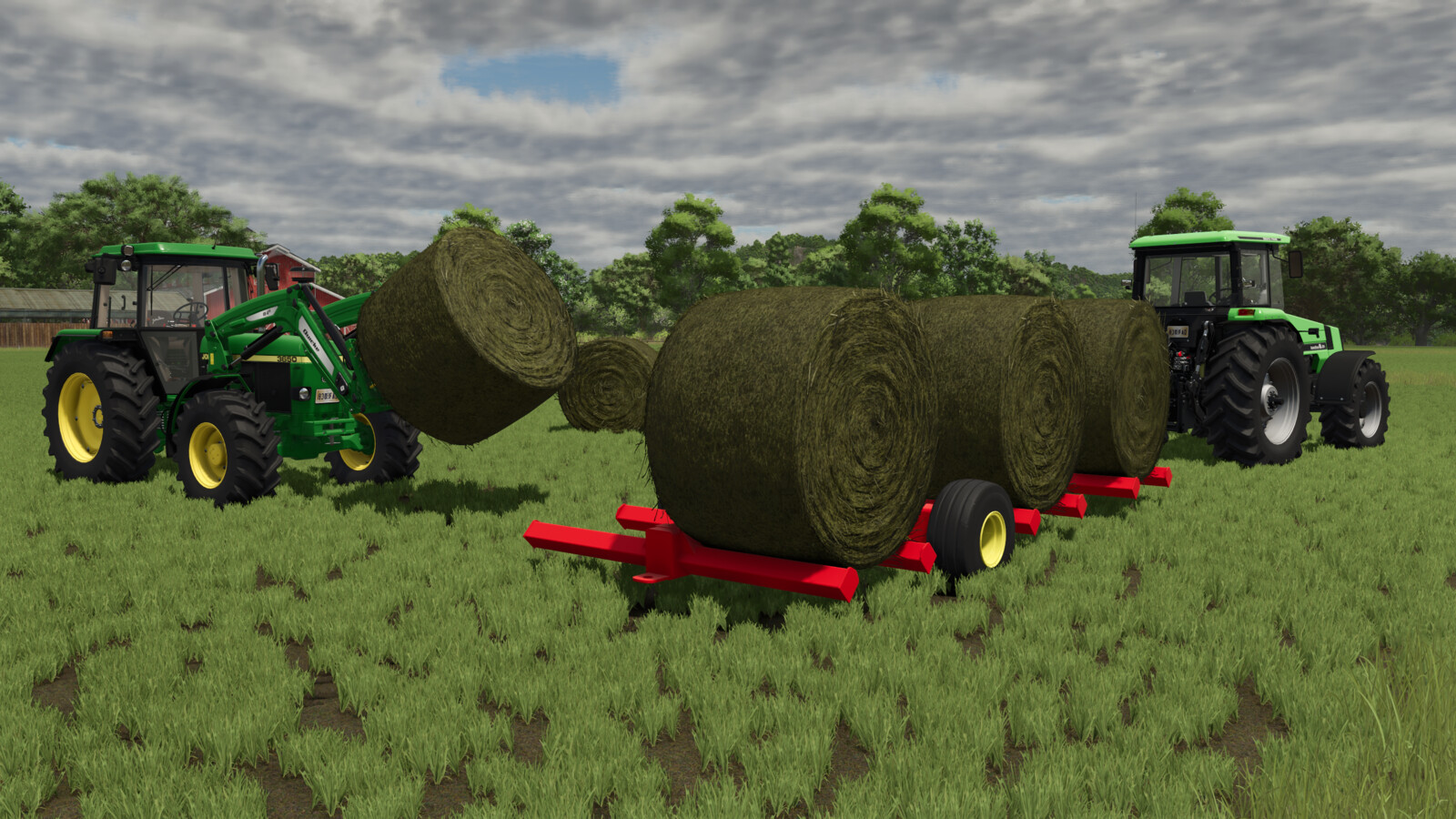 LIZARD 646 Bale Trailer