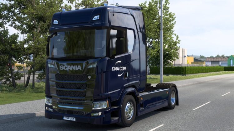 8K CMA CGM SCANIA S BEV BY RODONITCHO MODS 2.0 1.40 1.61 11 10 2026