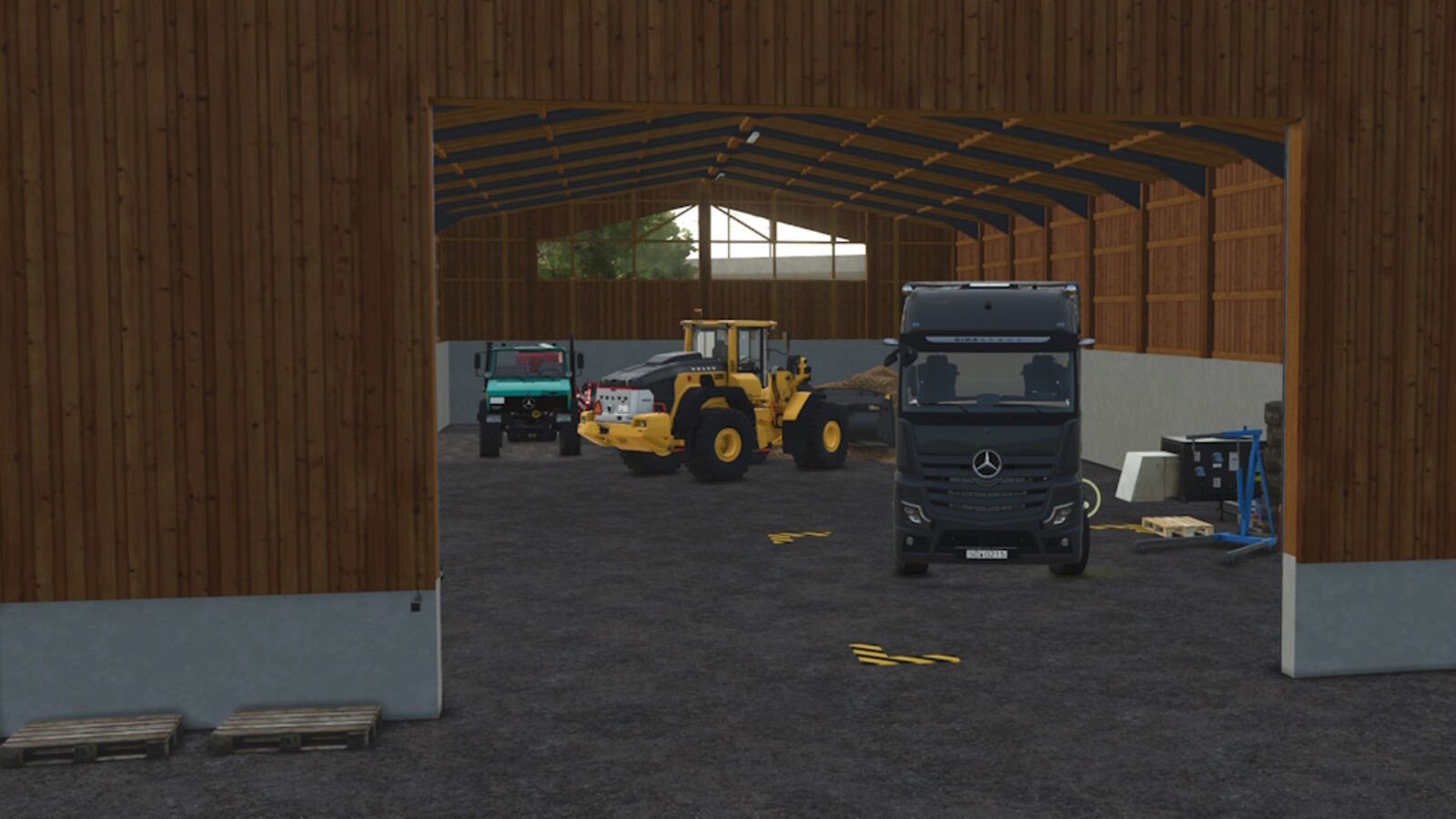 Modern Wooden Garage