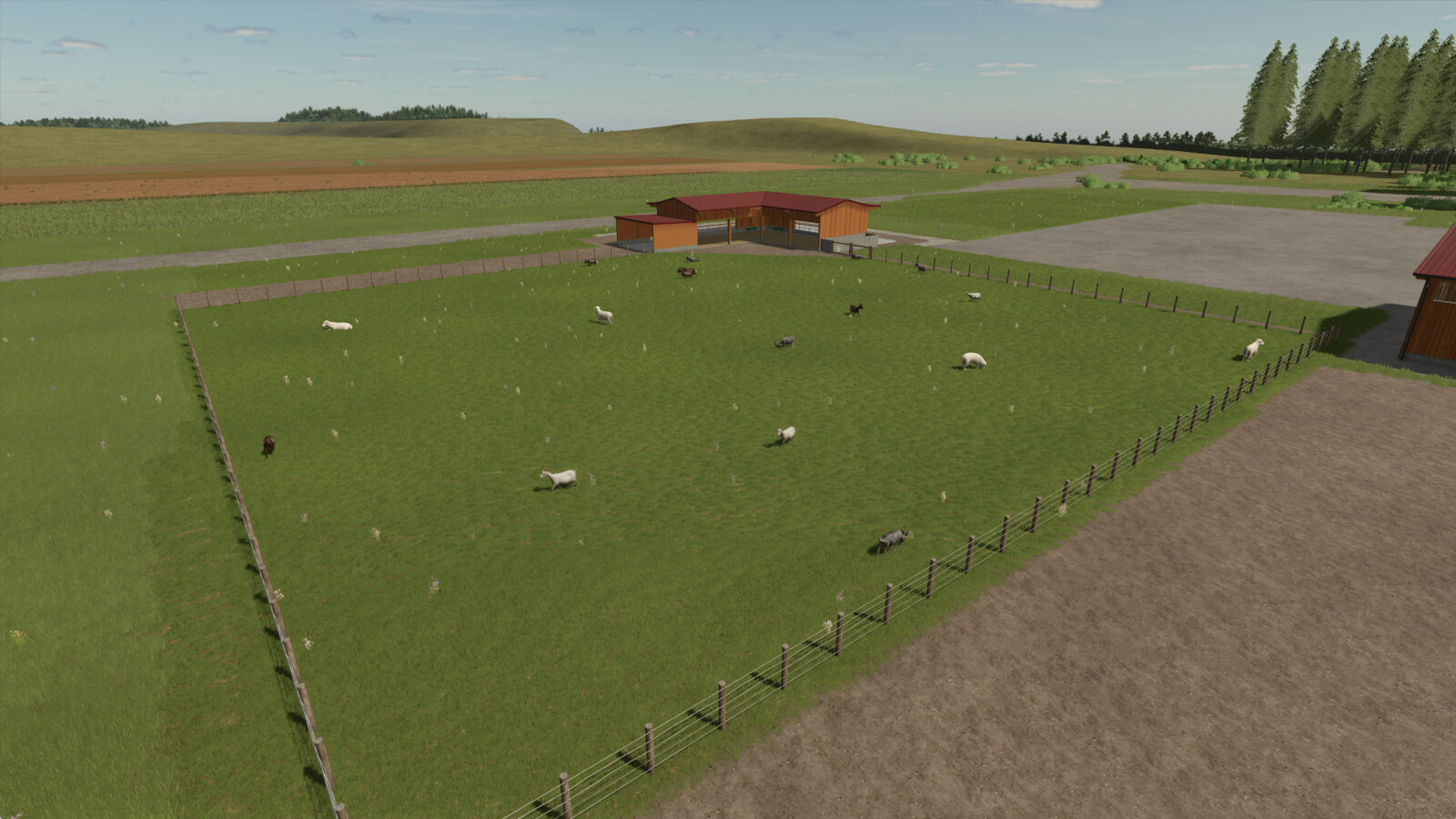 Sheep Barn L Shape