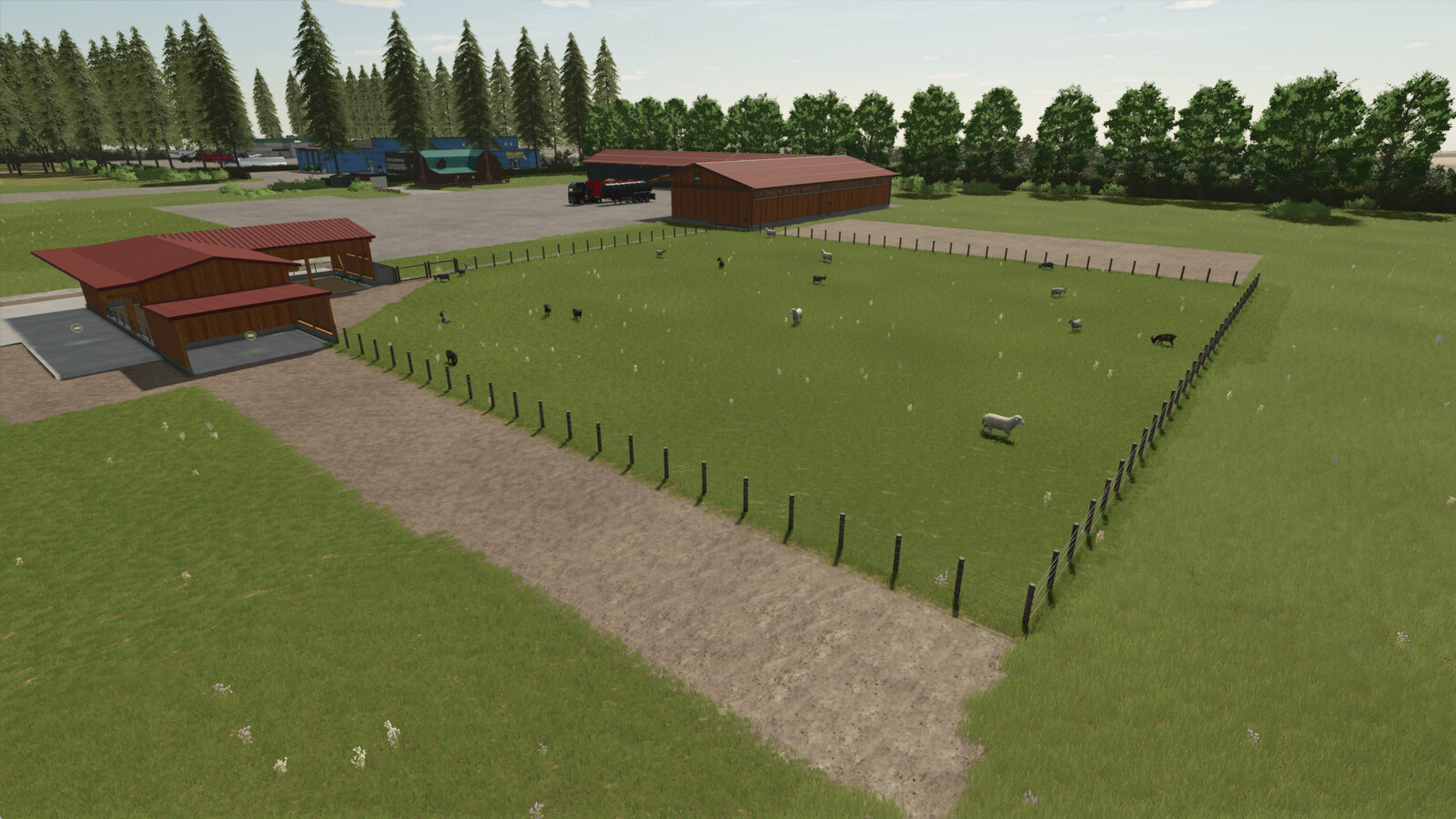 Sheep Barn L Shape