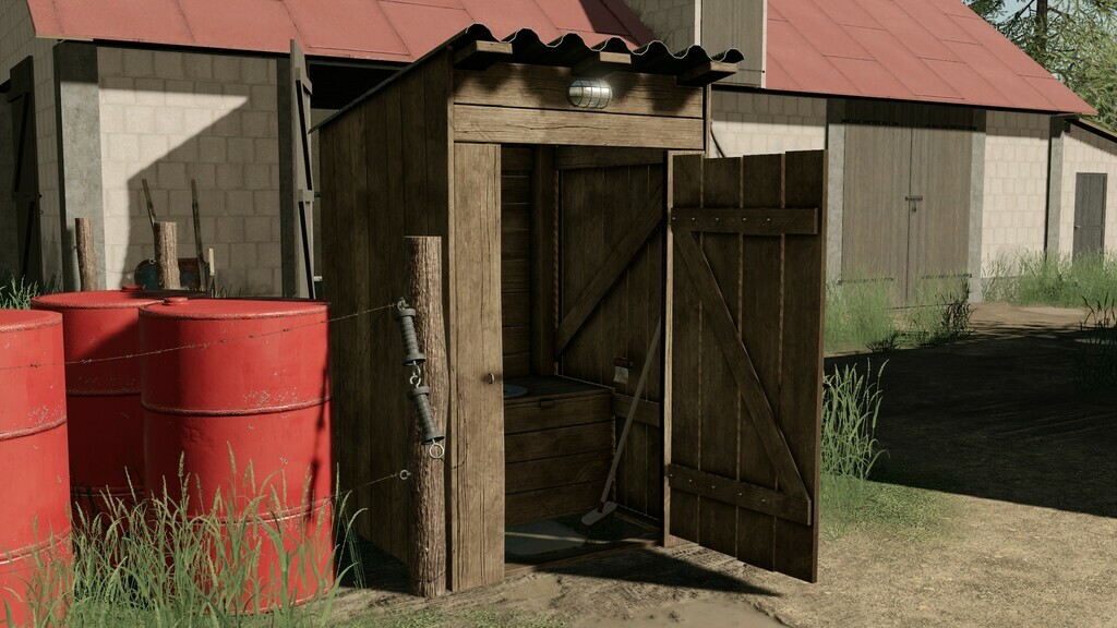 Wooden Toilet