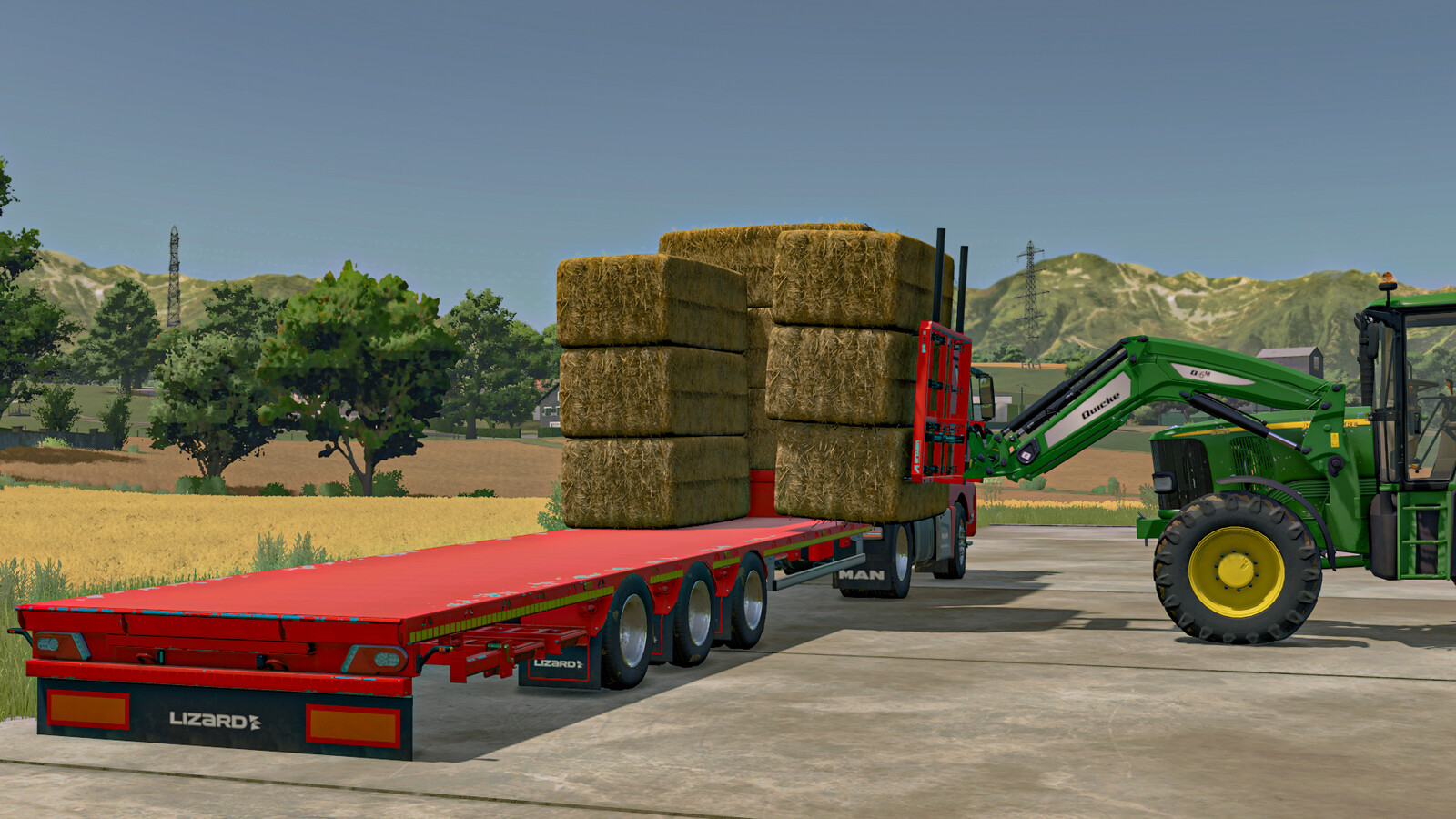 Lizard Straw Bale Semitrailer