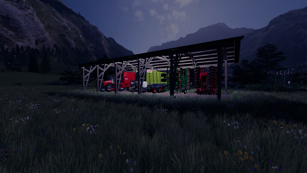 Bale And Vehicle Shelter