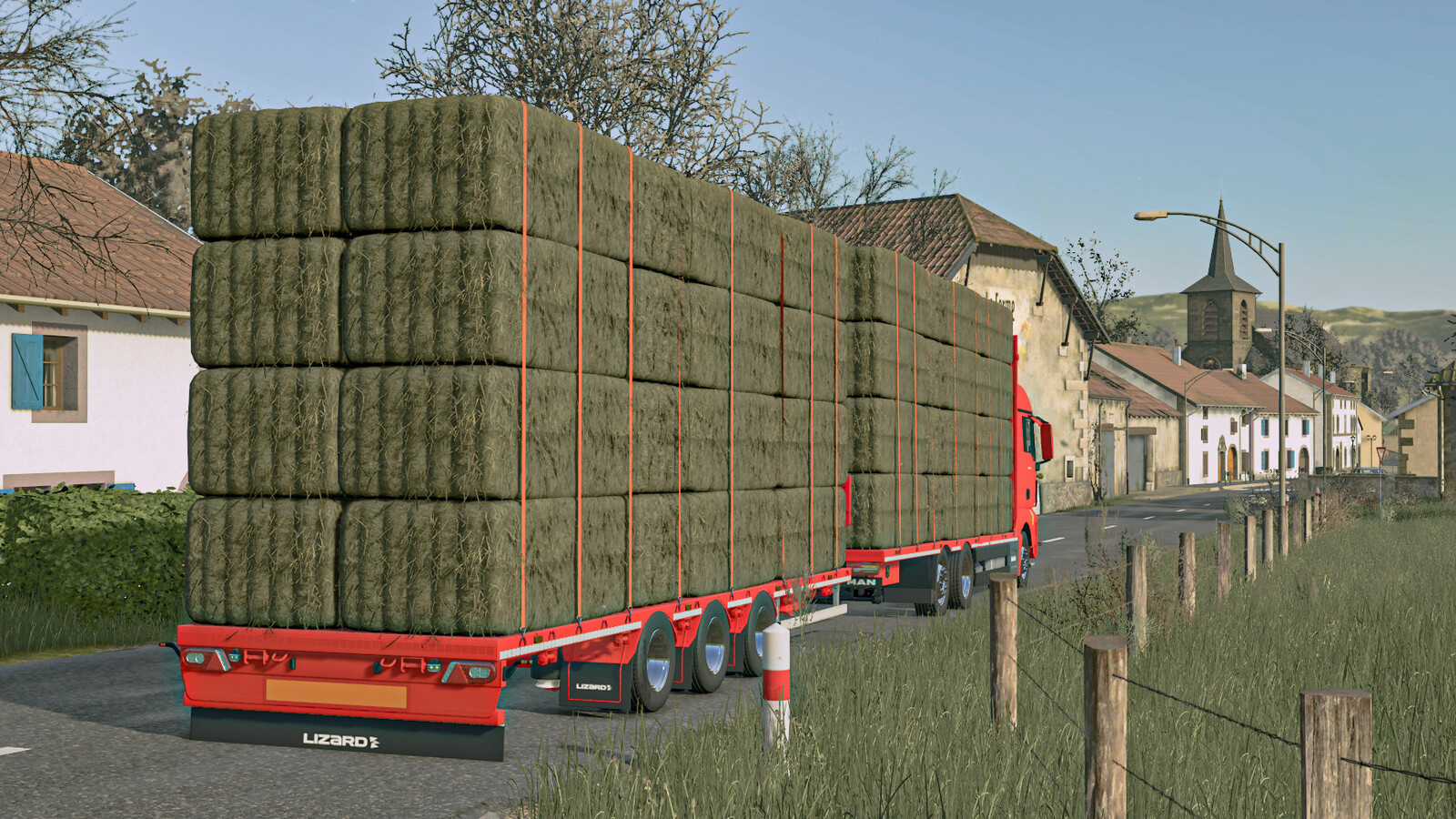 Lizard Straw Transport Trailer