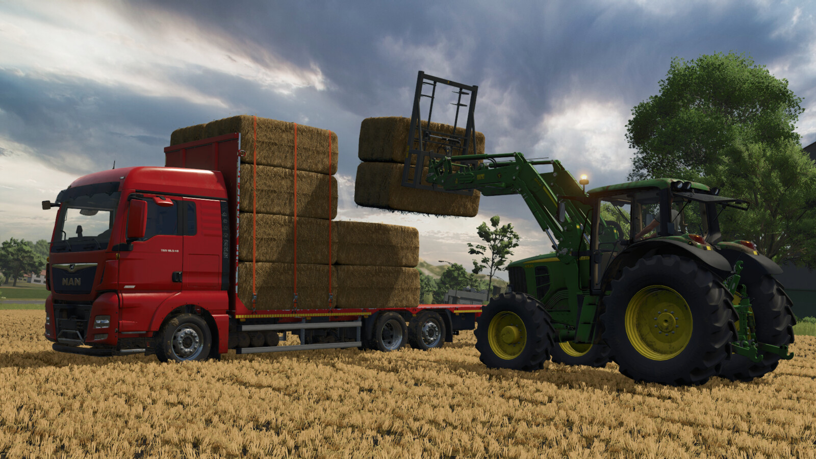 MAN TGX 6x2 Straw Bale