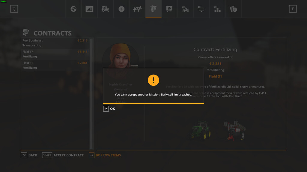 Limited Daily Income