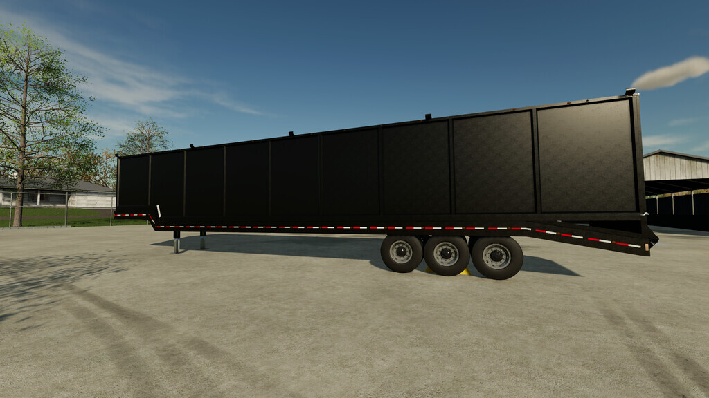 53' Dropdeck Trailer Autoload Bales