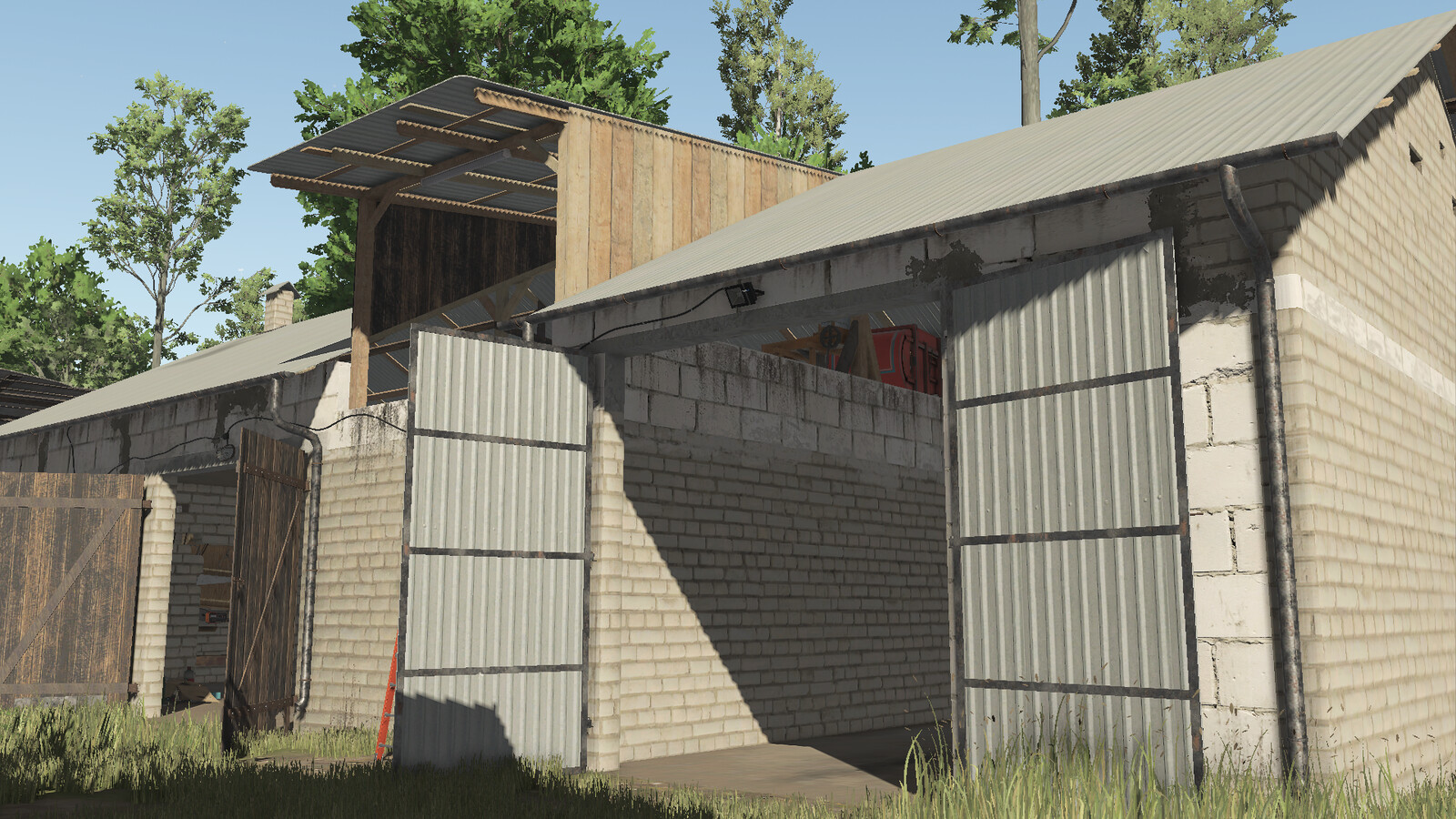 Brick Garage