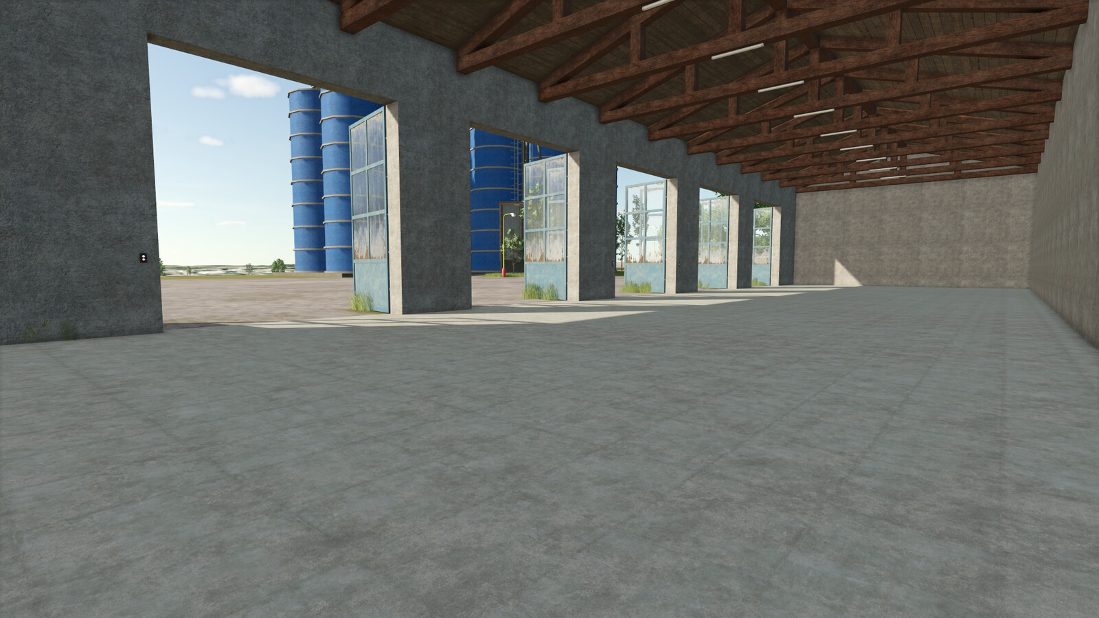 Concrete Garage