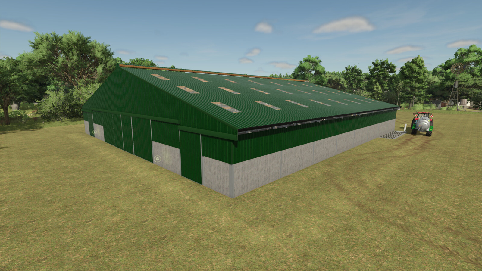Eight Bay Double Cow Shed