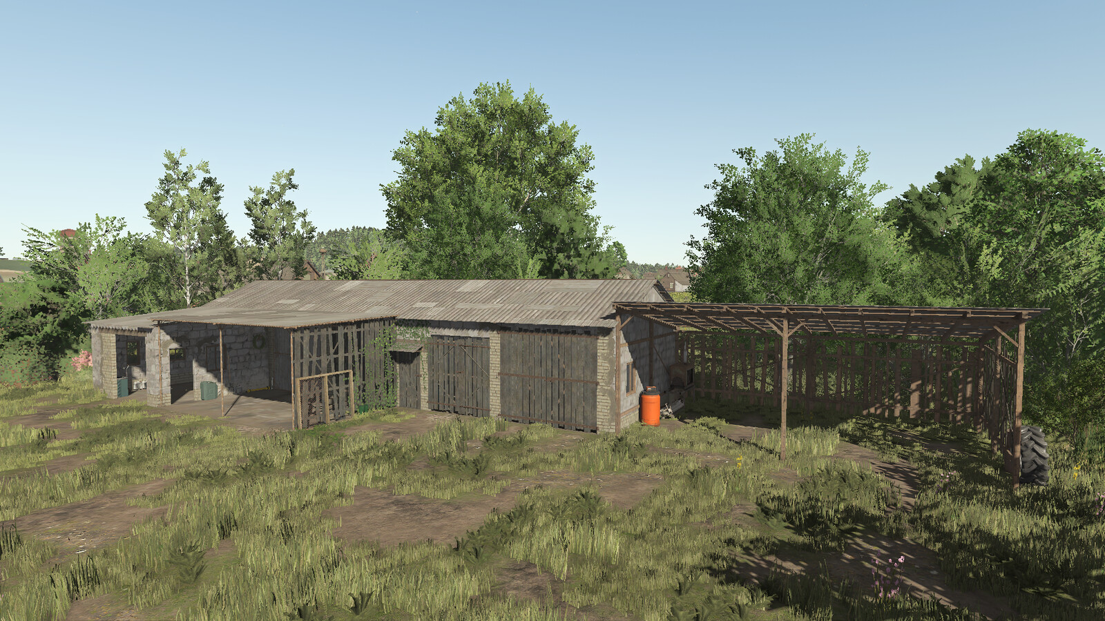 Building With Shed