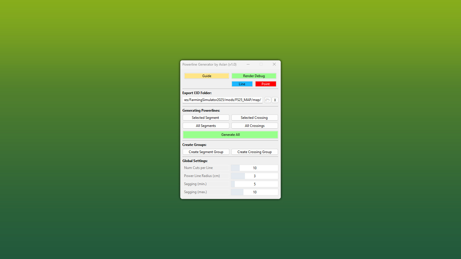 GE10 Script - Powerline Generator (Prefab*)
