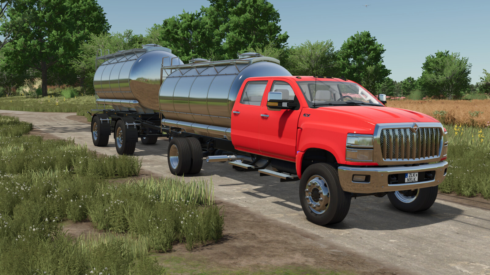 International CV Series Tanker