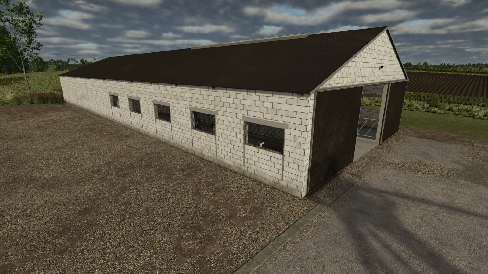 Cowshed With Hall