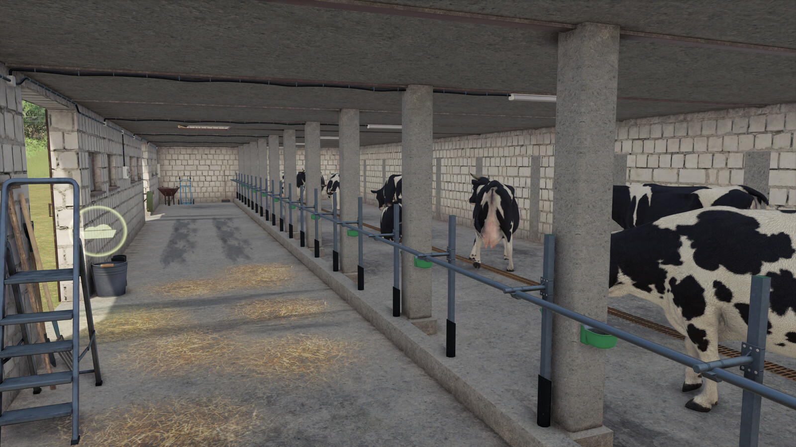 Package Cowshed With Garage And Silo