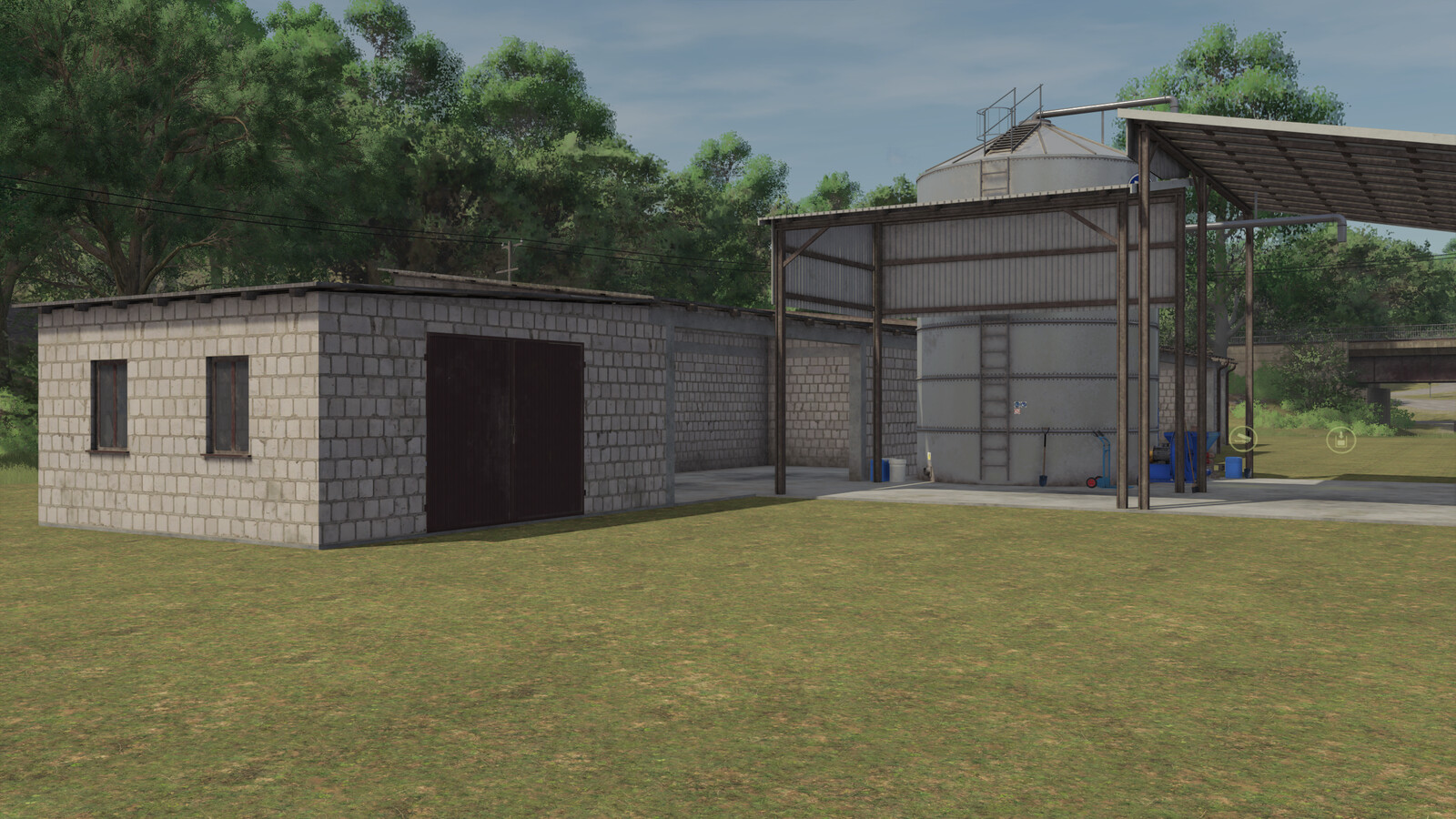 Package Cowshed With Garage And Silo