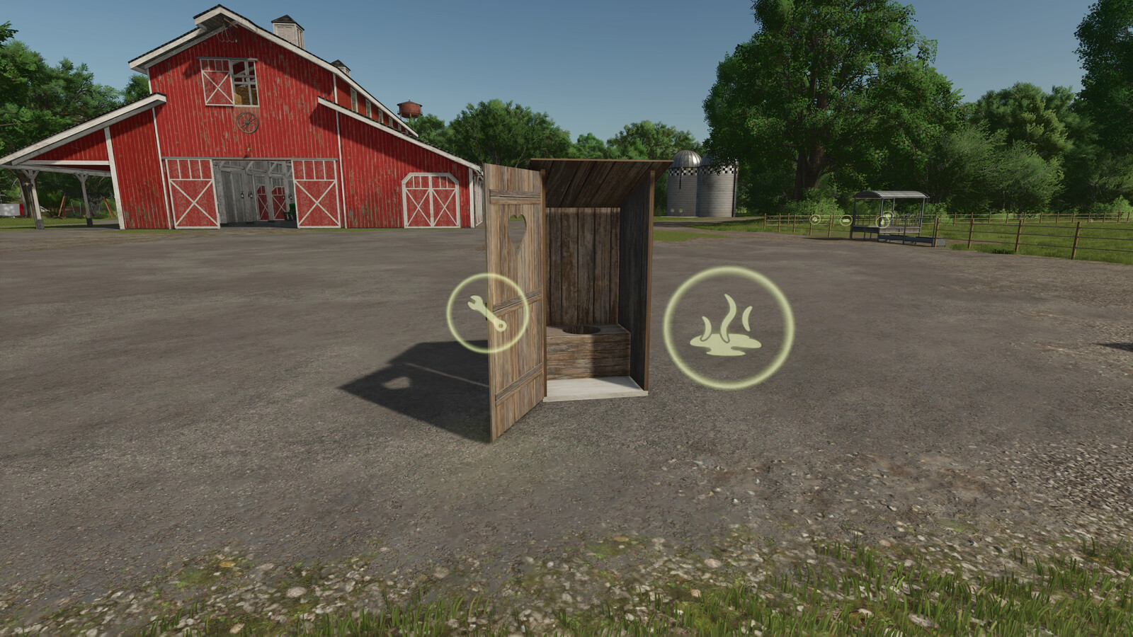 Woodtoilet