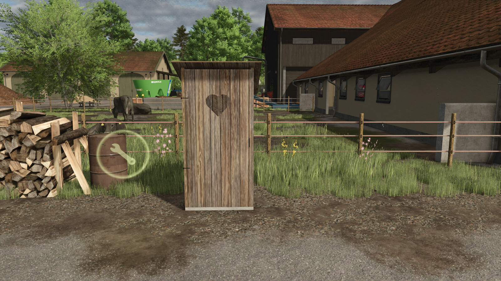 Woodtoilet