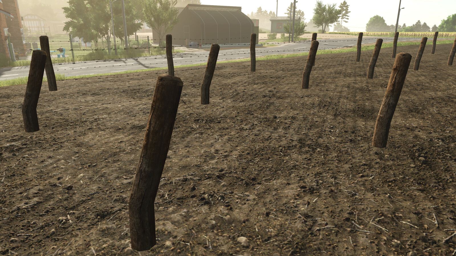 Barbed Wire Fence