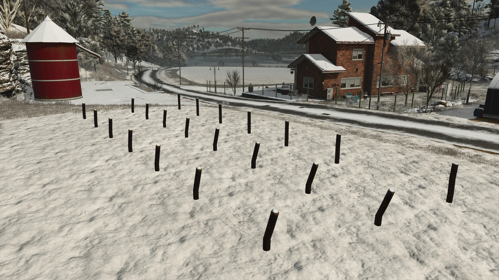 Barbed Wire Fence
