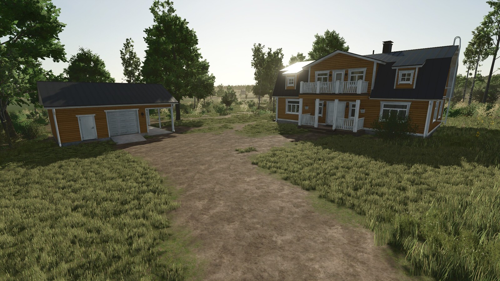 Wooden Farmhouses