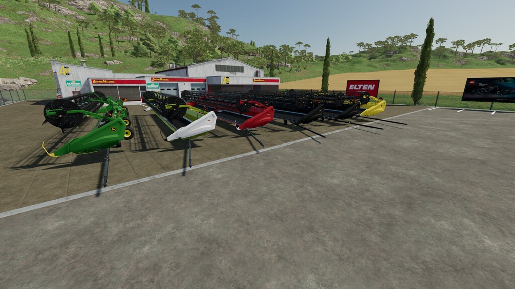 JD HD50F With Integrated Cutterbar Wagon
