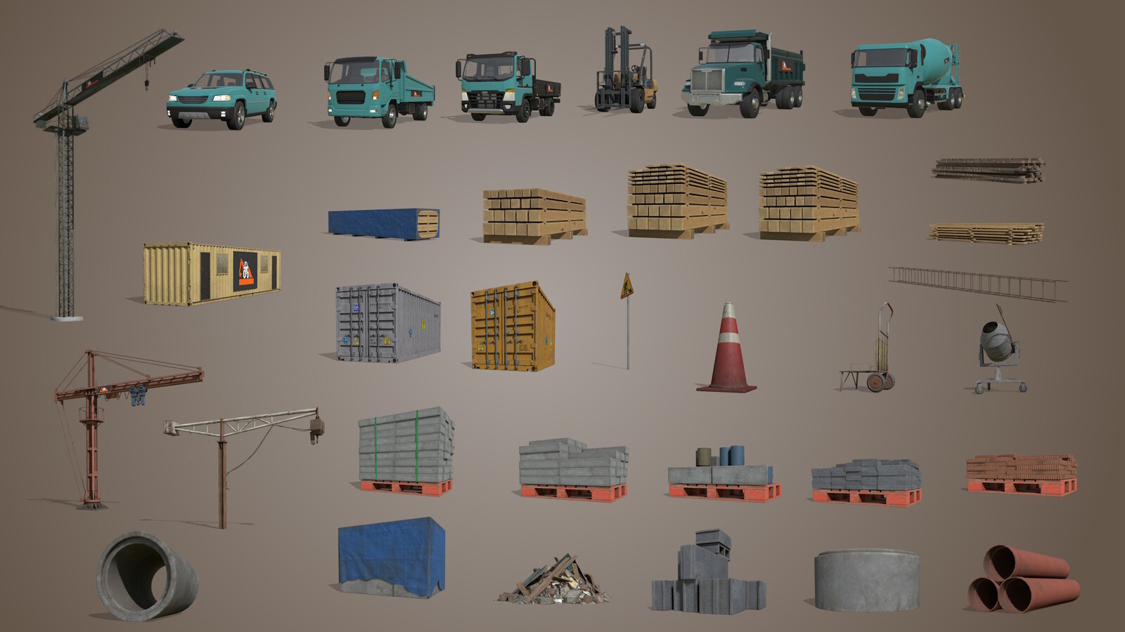 Construction Site Decorations
