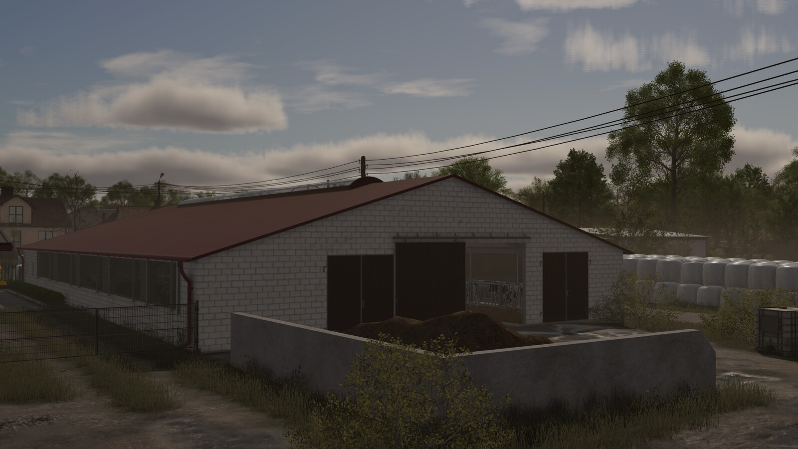 Red Roof Cow Barn