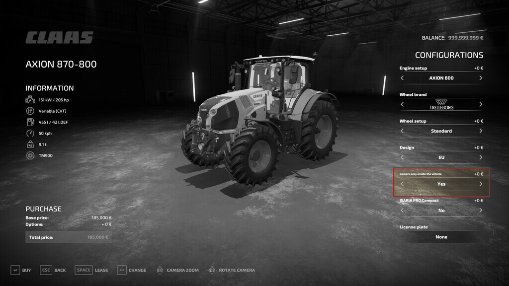 Only First Person Camera