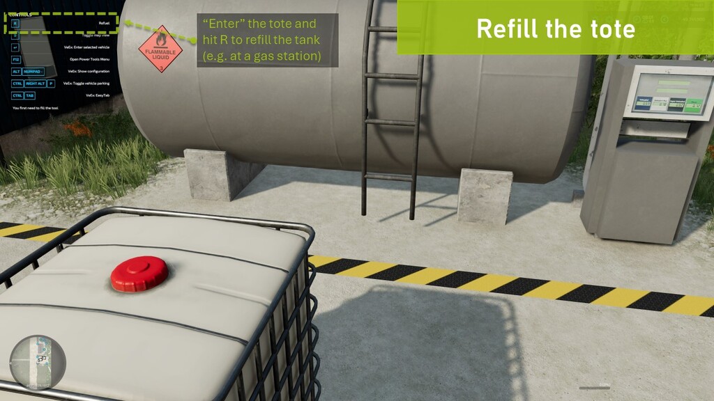Refillable IBC Tank