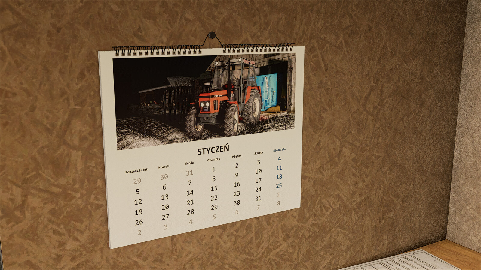 Polish Calendar (Prefab*)