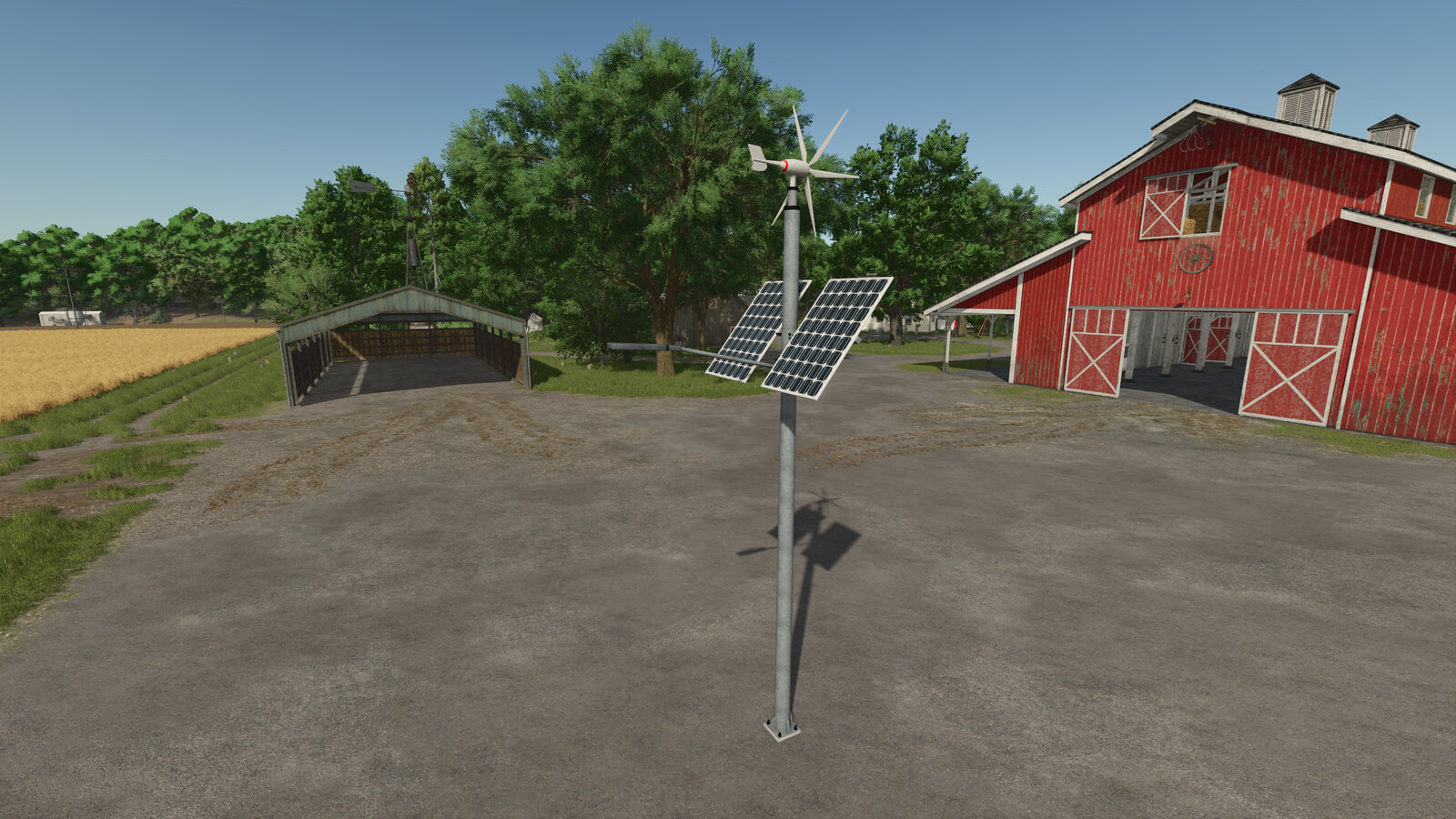 Small Wind Generator With Lamp