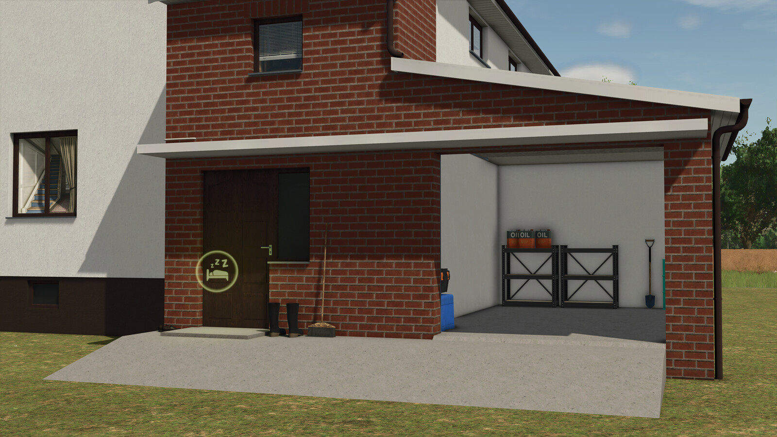 Big White Farmhouse
