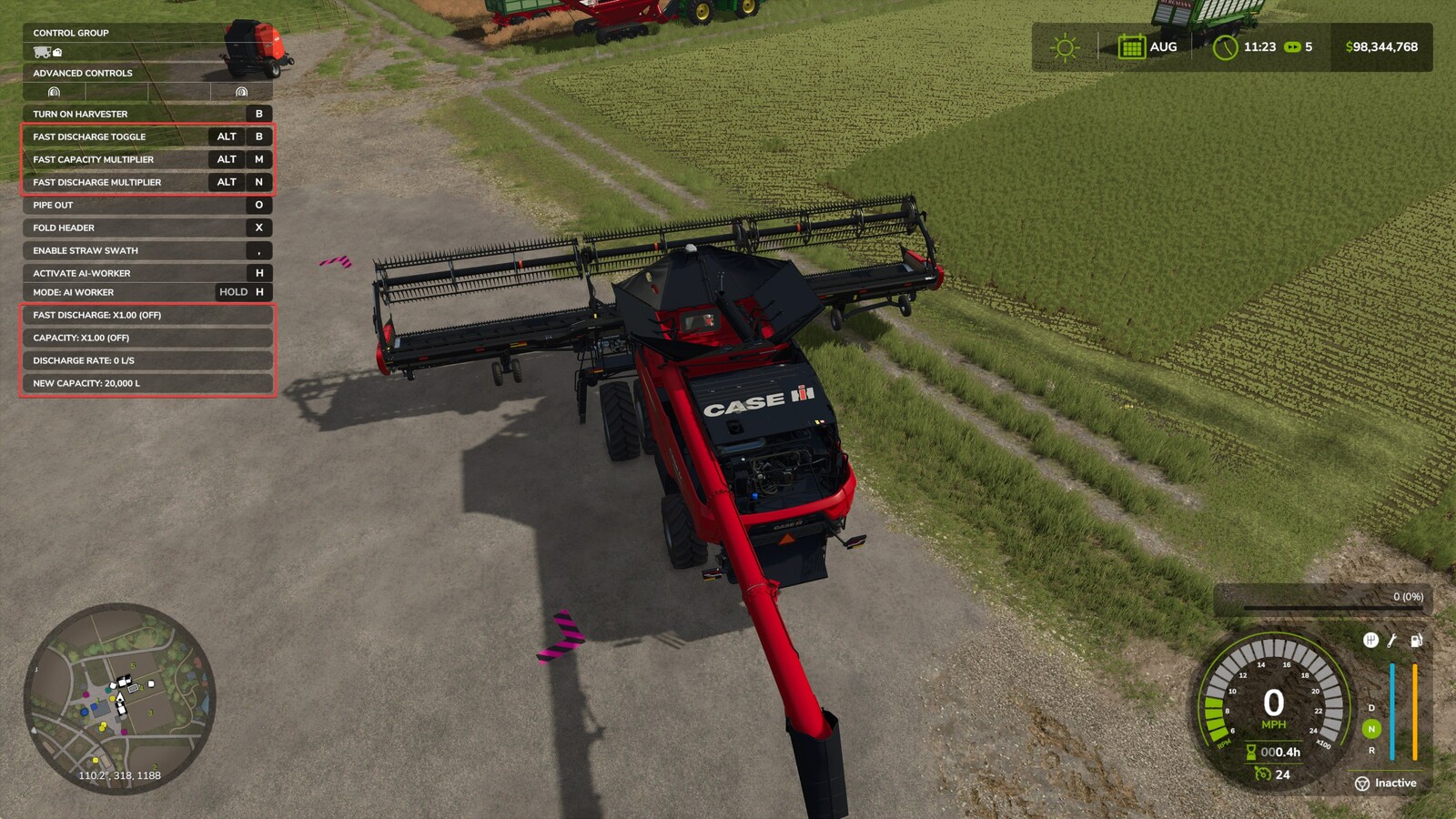 Fast Discharge And Capacity Boost