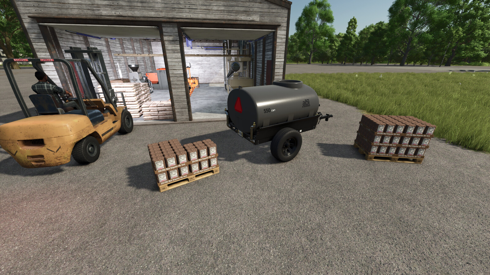 Refined Wood Chips, Sawdust Factory And Fuel Production Pack
