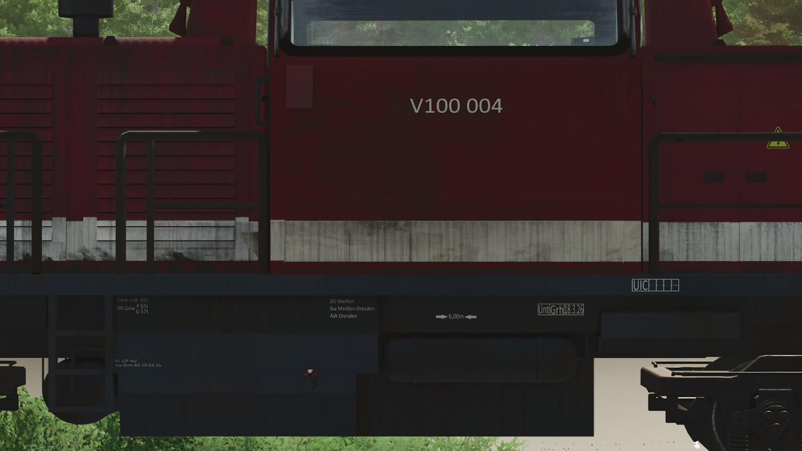 Diesel Locomotive "V100" (Prefab*)