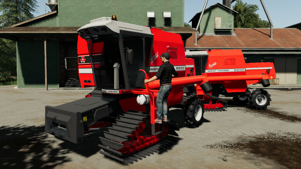 Massey Ferguson 5650 And Massey Ferguson 5650 Cutter
