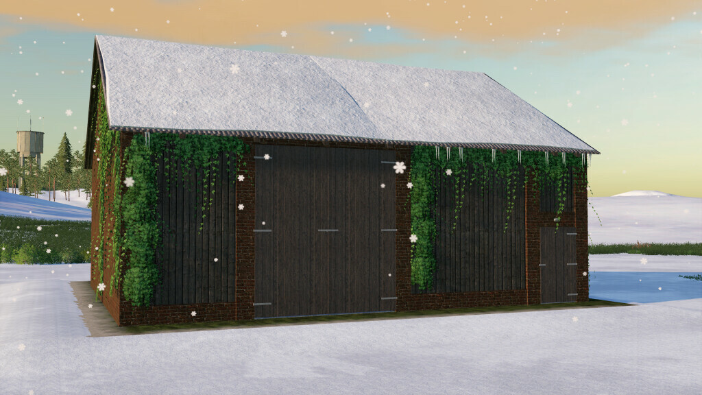 Old Polish Brick Barn