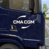 8K CMA CGM SCANIA S BEV 11 10 2026 v2.0 1.40 1.61 ETS2