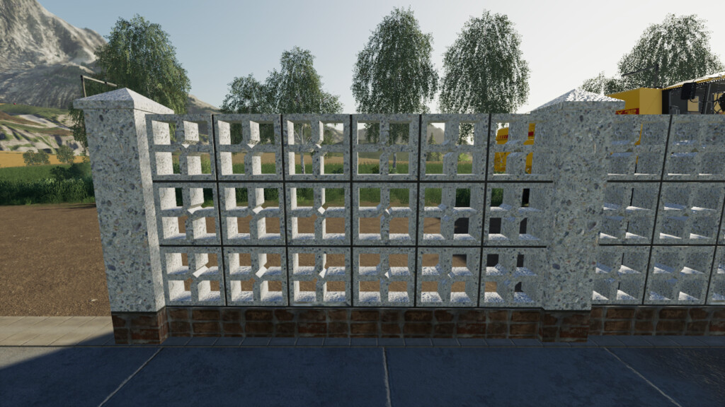 Concrete Brick Fence Pack