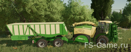 MOД KRONE BIG X580 CARGO V1.0.2.0 ДЛЯ FARMING SIMULATOR 2022