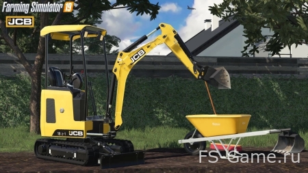 МОД JCB 18Z1 V1.0.0.0 ДЛЯ FARMING SIMULATOR 2019